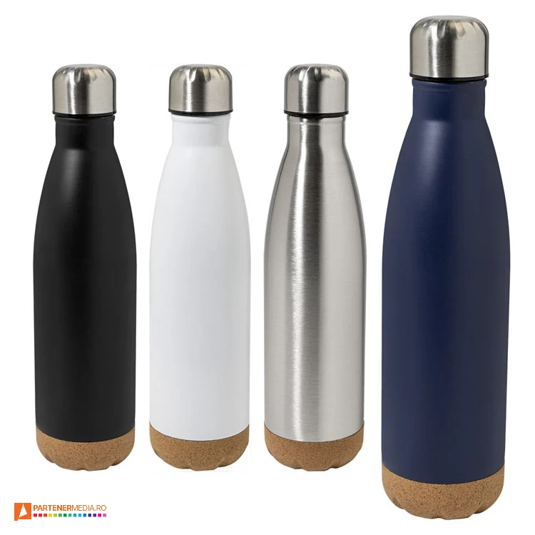 sticle metalice de 750 ml cu baza din pluta ap722811