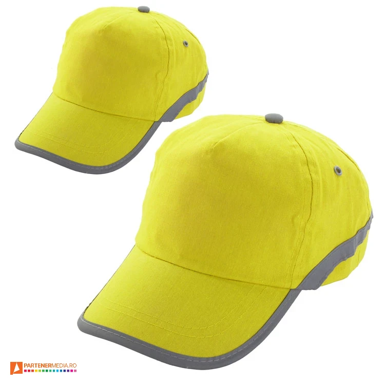 sepci galbene reflectorizante din bumbac ap731527 poza 3