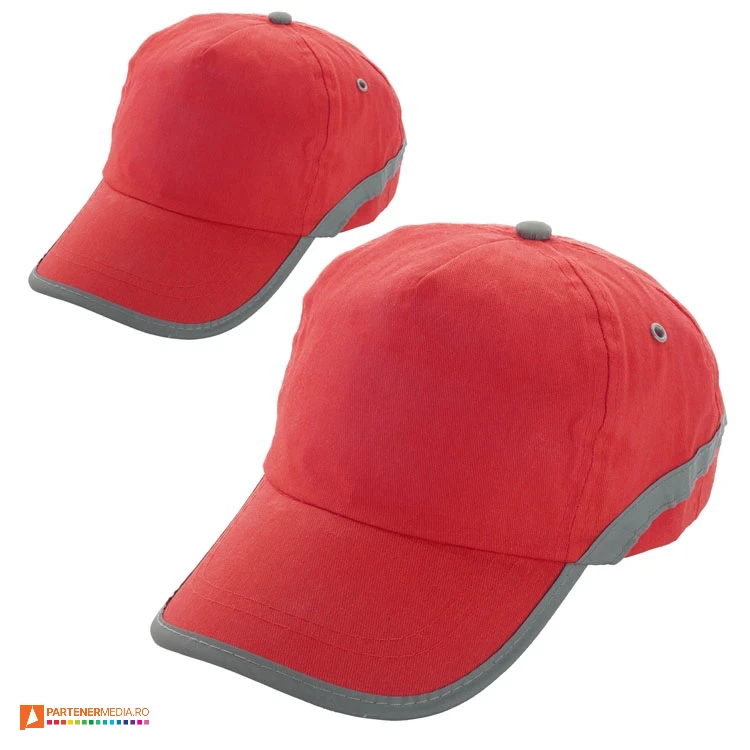 sepci rosii reflectorizante din bumbac ap731527 poza 5