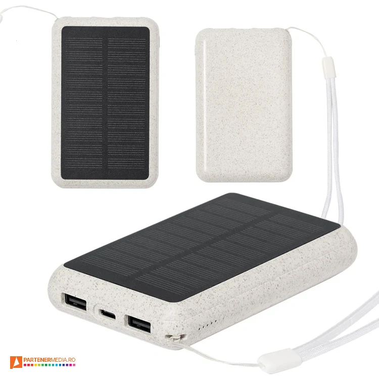 powerbank uri ecologice promotionale cu baterie de 5000 mah poza 1