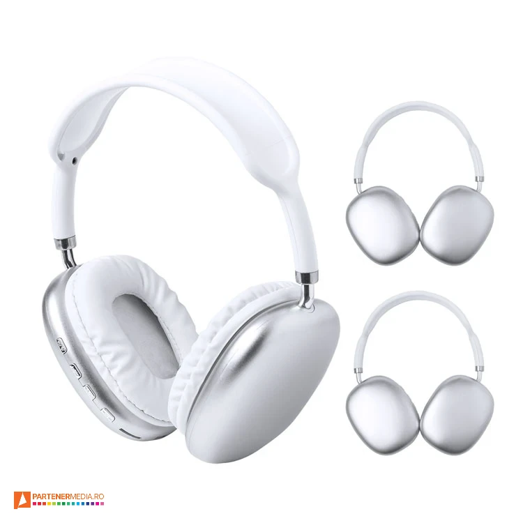 casti audio wireless cu banda si perne din imitatie de piele ap733408 poza 1