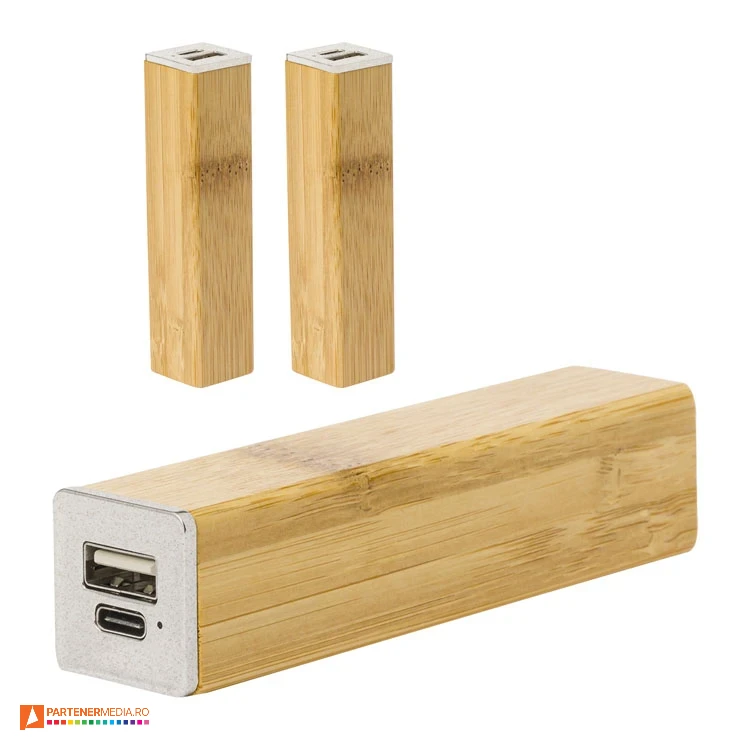 powerbank uri promotionale din lemn si plastic ap733943 poza 1
