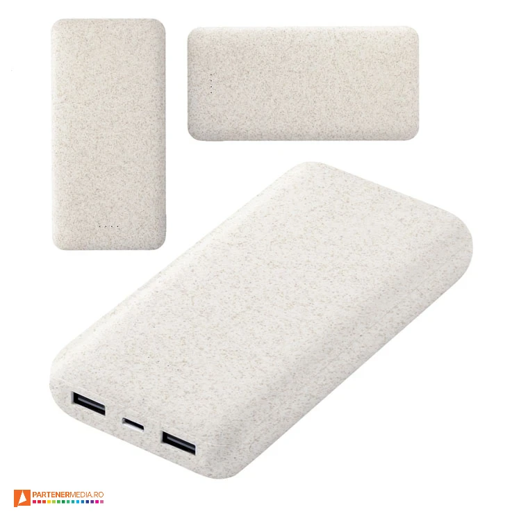 powerbank uri de 20000 mah din plastic biodegradabil ap734115 poza 1
