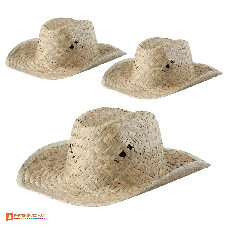Palarii de soare unisex promotionale de paie fara panglica palarii promotionale unisex din paie ap741009