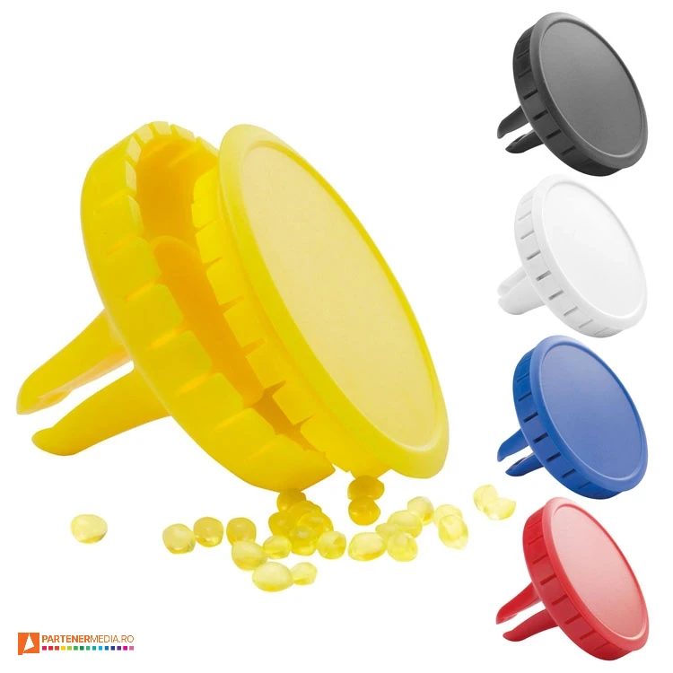odorizante auto din plastic cu forma rotunda colorata ap741175 poza 1