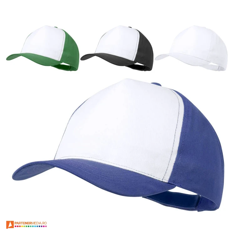 sepci unisex din poliester cu panel alb frontal ap741427 sepci unisex din poliester cu panel alb frontal ap741427 poza 1
