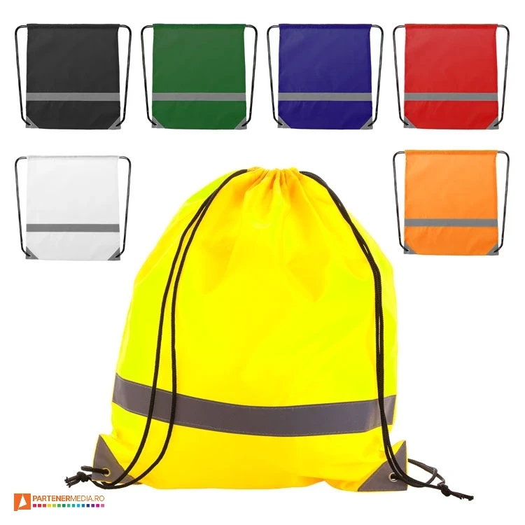 rucsacuri colorate reflectorizante cu snururi dulbe ap741542