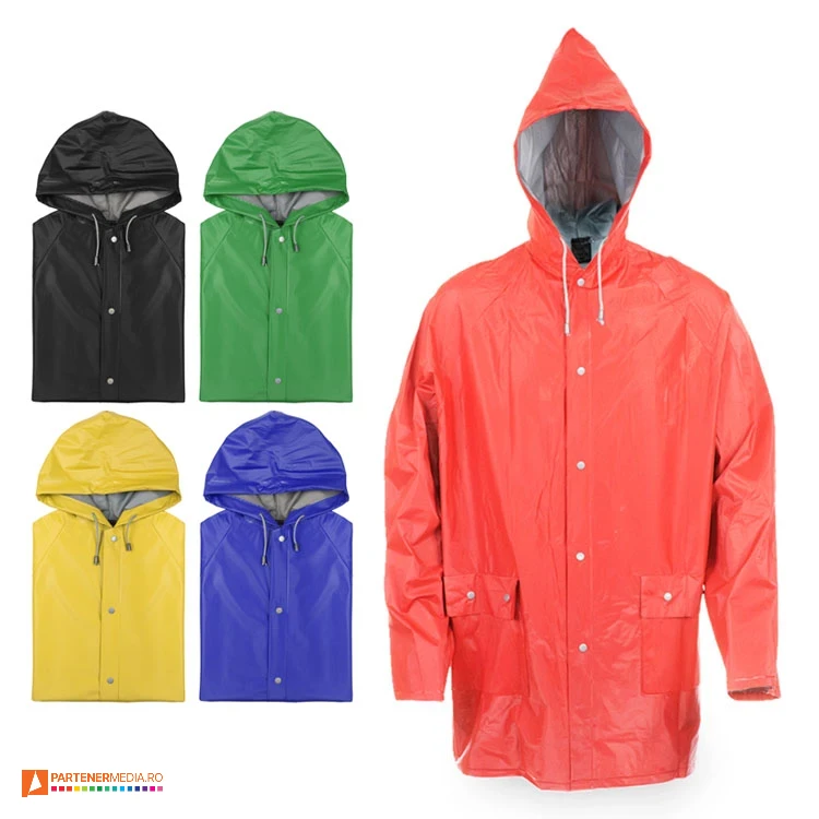 pelerine promotionale colorate din pvc cu buzunare ap741687 poza 1
