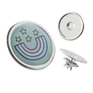 ecusoane metalice rotunde cu pin ap757009