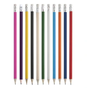 creioane din lemn cu radiera si corp colorat ap761194