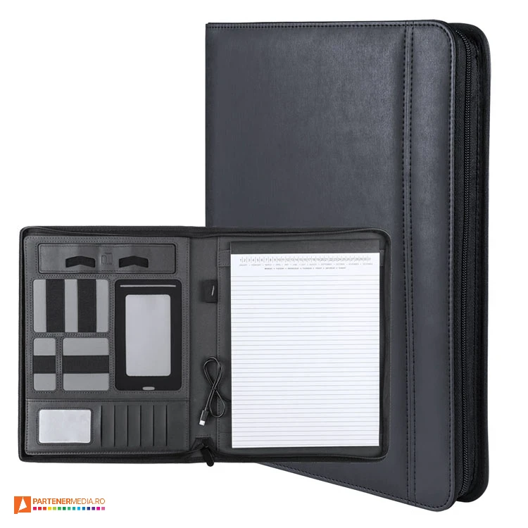 mape promotionale cu blocnotes a4 si multiple compartimente interioare ap781129 poza 1