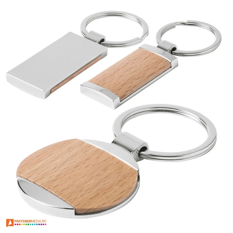brelocuri promotionale din metal si lemn ap781895