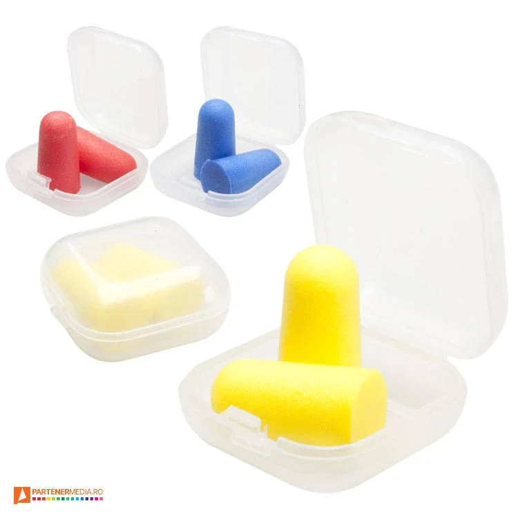 dopuri promotionale de urechi cu cutie din plastic ap791444 dopuri promotionale de urechi cu cutie din plastic ap791444 poza 1