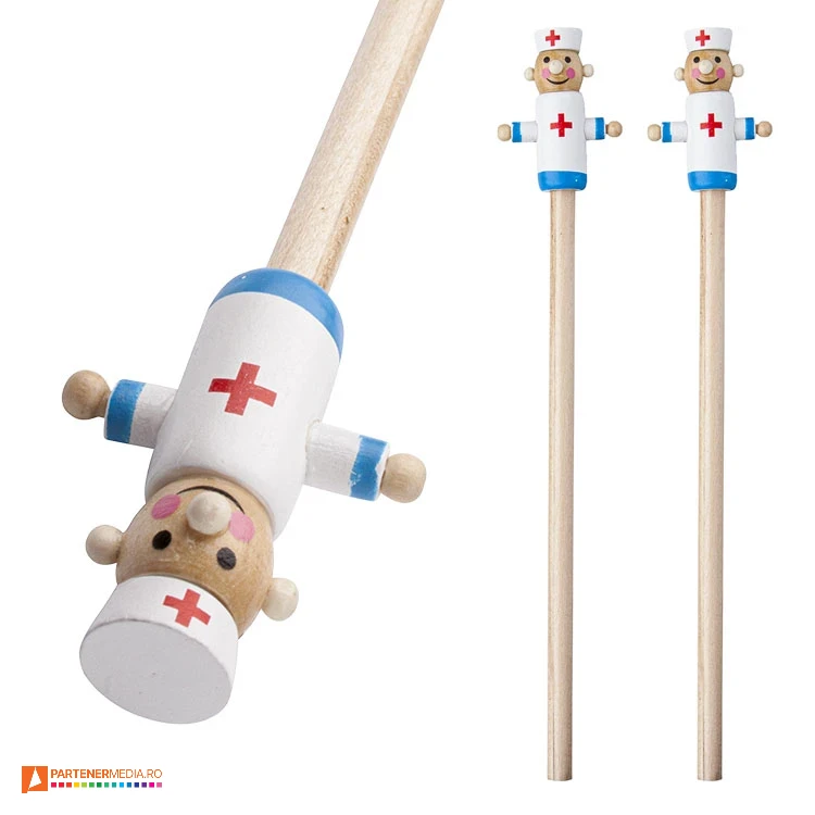 creioane promotionale cu figurina medic ap791571 poza 1