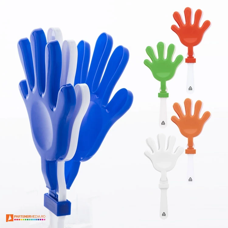 Jucarii colorate de aplaudat din plastic cu forma de palme dispozitive de aplaudat din plastic ap800010