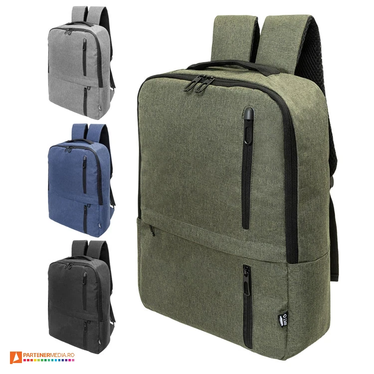 rucsacuri promotionale ecologice din pet reciclat ap800075 poza 1