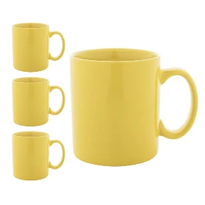cani ceramice galbene de 300 ml cu design clasic ap800117 poza 4