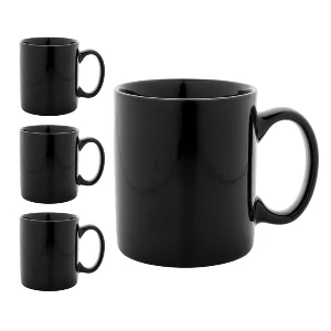 cani ceramice negre de 300 ml cu design clasic ap800117 poza 2