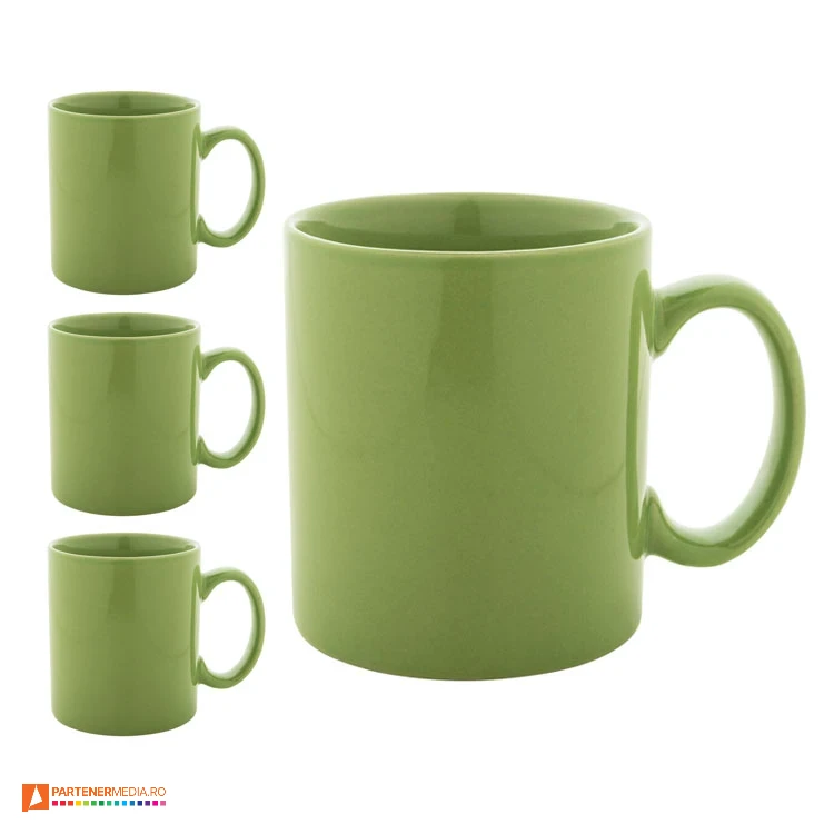 cani ceramice verzi  de 300 ml cu design clasic ap800117 poza 5