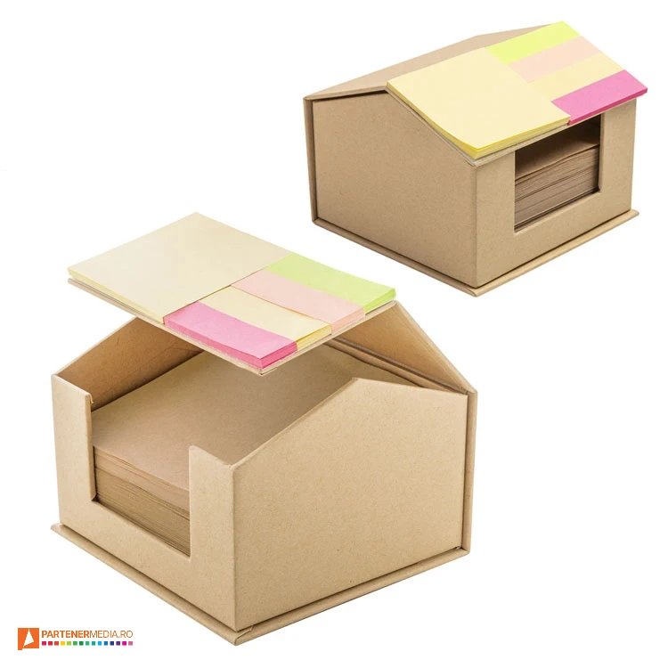 Seturi de 25 de etichete colorate adezive in cutie din carton cu forma de casa seturi de etichete colorate adezive cu forma de casa ap800172