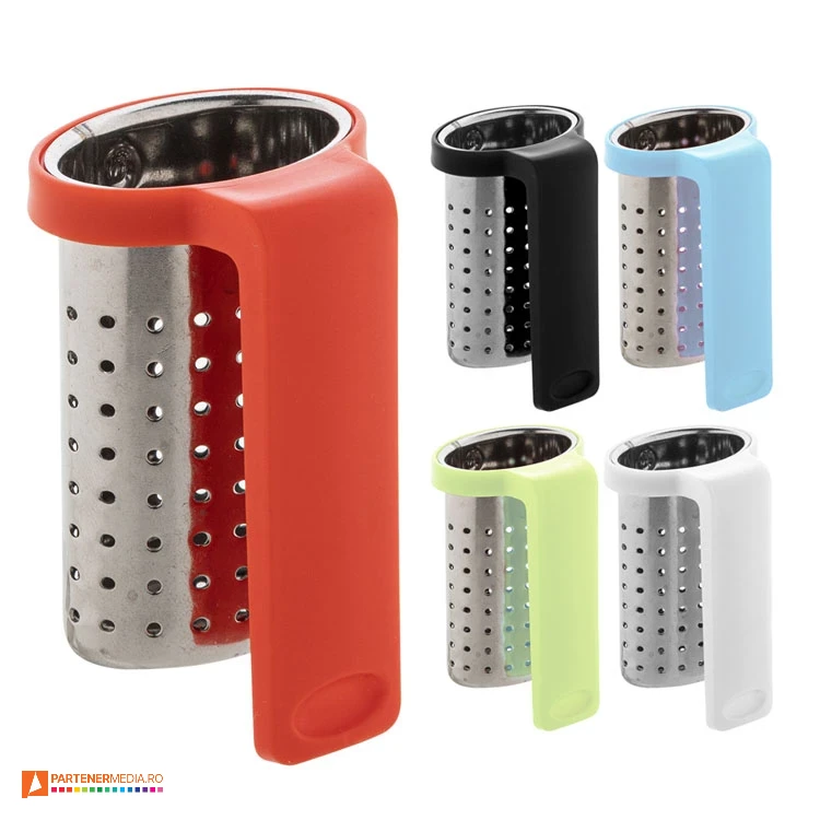 infuzoare de ceai cu suport colorat din plastic reciclat ap800188 infuzoare de ceai cu suport colorat din plastic reciclat ap800188 poza 1