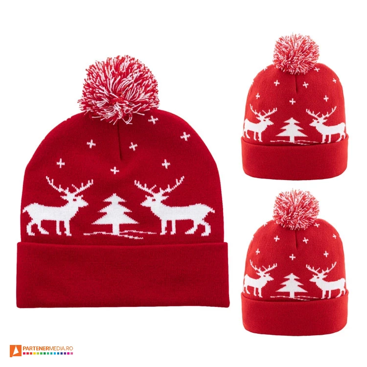 caciuli unisex cu design de craciun ap800221 caciuli unisex cu design de craciun ap800221 poza 1