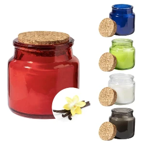 lumnari parfumate cu sticla colorata si capac din pluta ap800264