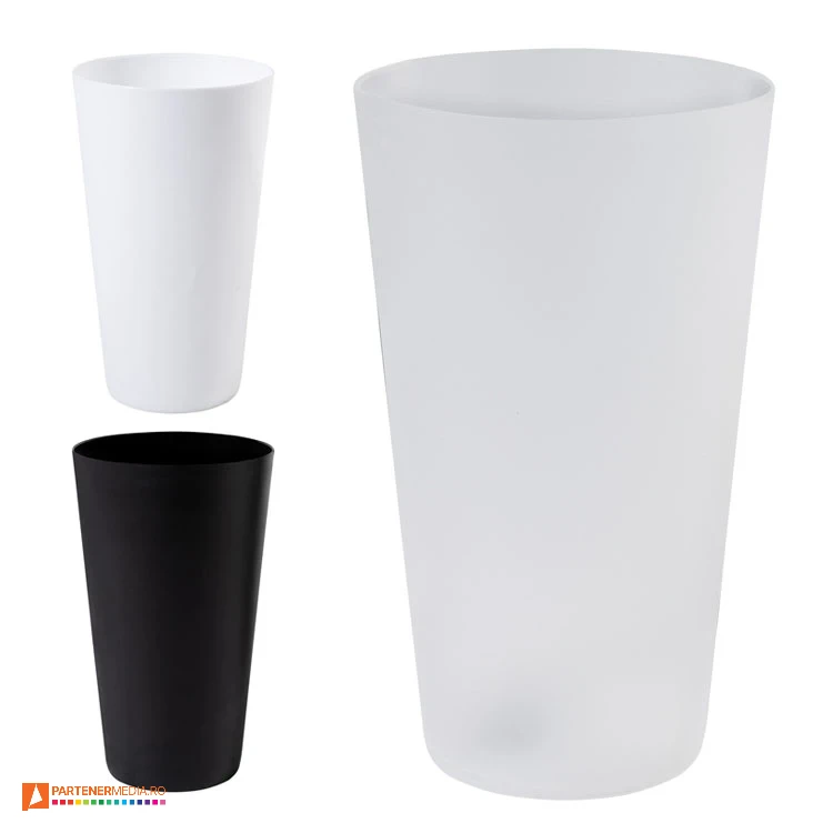 pahare reutilizabile de 500 ml din plastic ap800285 poza 1