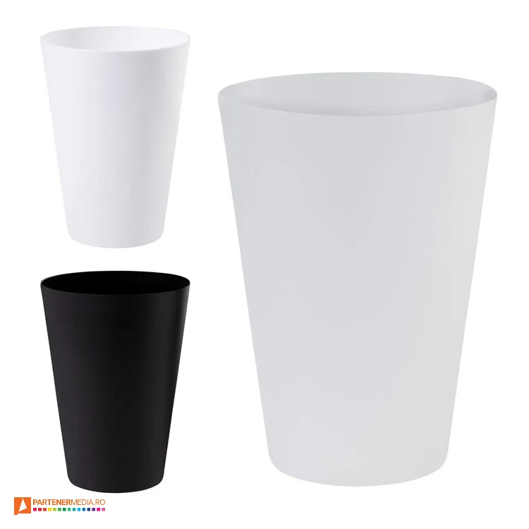 pahare conice reutilizabile din plastic de 300 ml ap800286