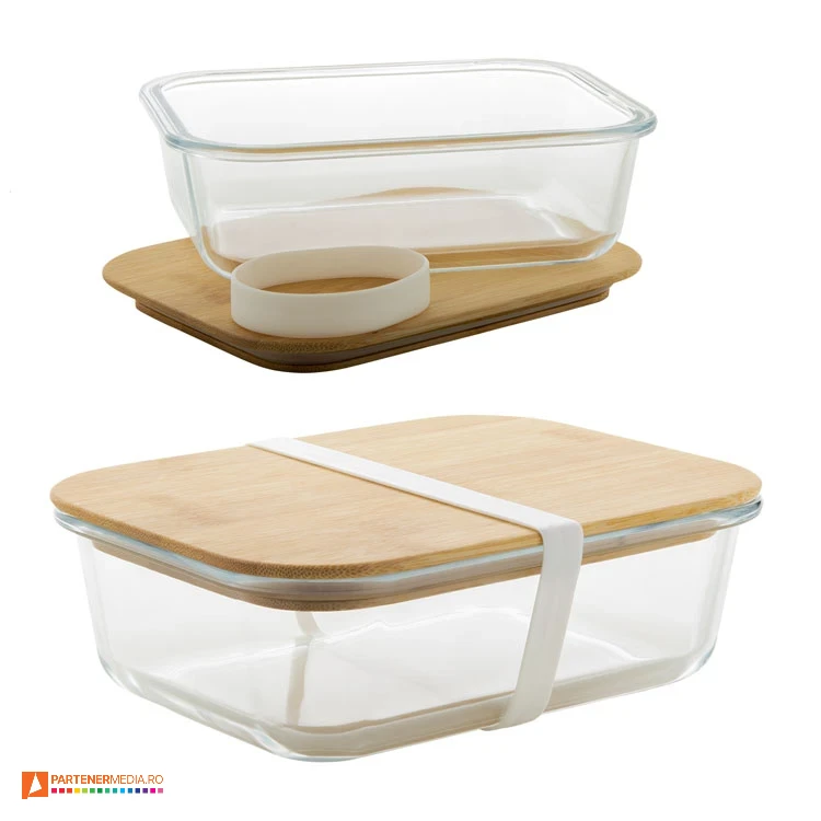 caserole promotionale cu capac din lemn ap800440 poza 1