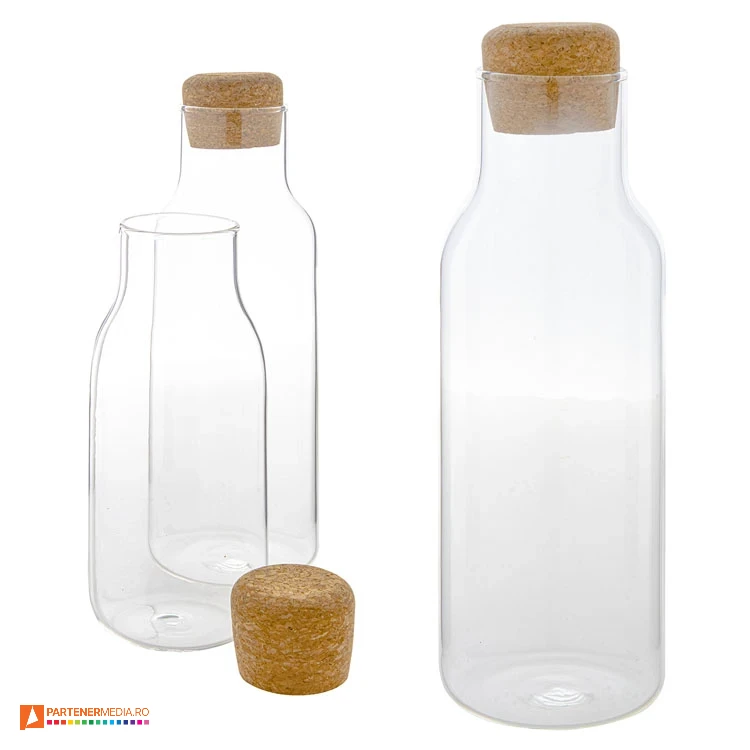 carafe de 1000 ml din sticla transparenta ap800460 poza 1