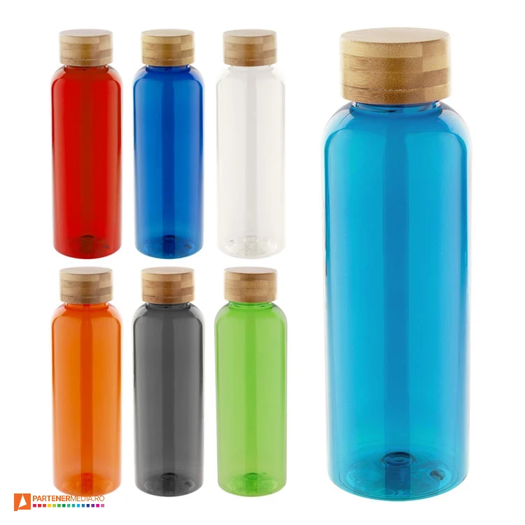 sticle promotionale colorate din pet reciclat de 500 ml ap800492