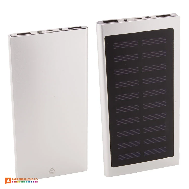 power bank uri solare albe promotionale de 4000 mah ap800529 poza 4
