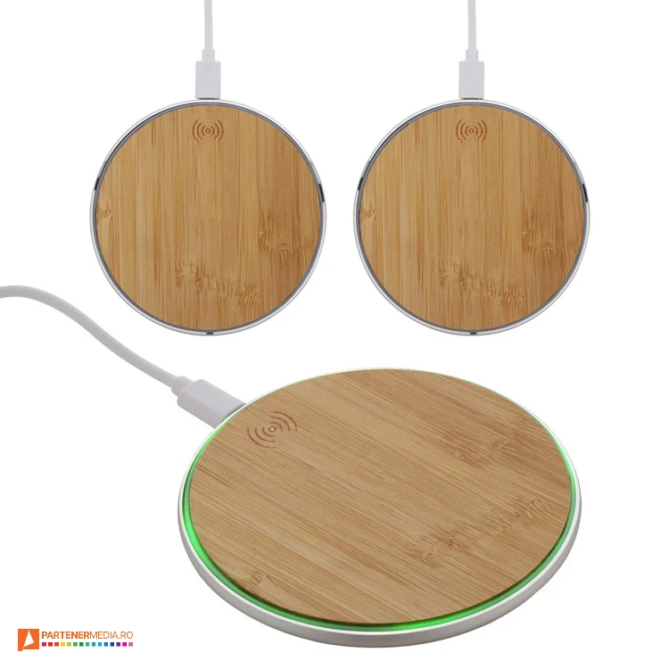 incarcatoare wireless cu lumina ambientala led ap800530