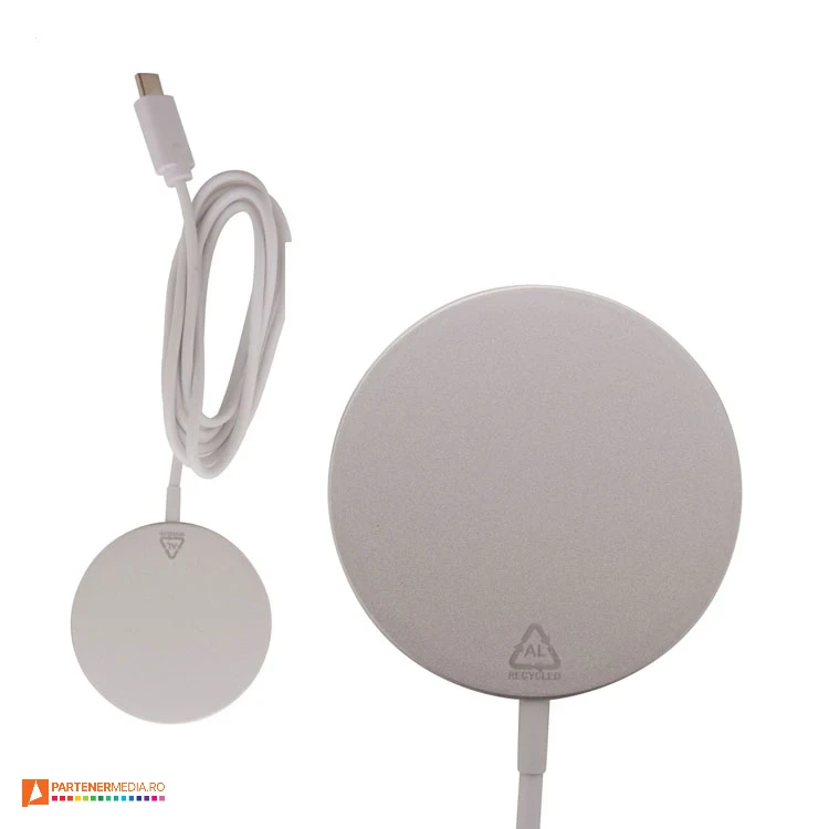 incarcatoare wireless din aluminiu reciclat de 10w ap800531