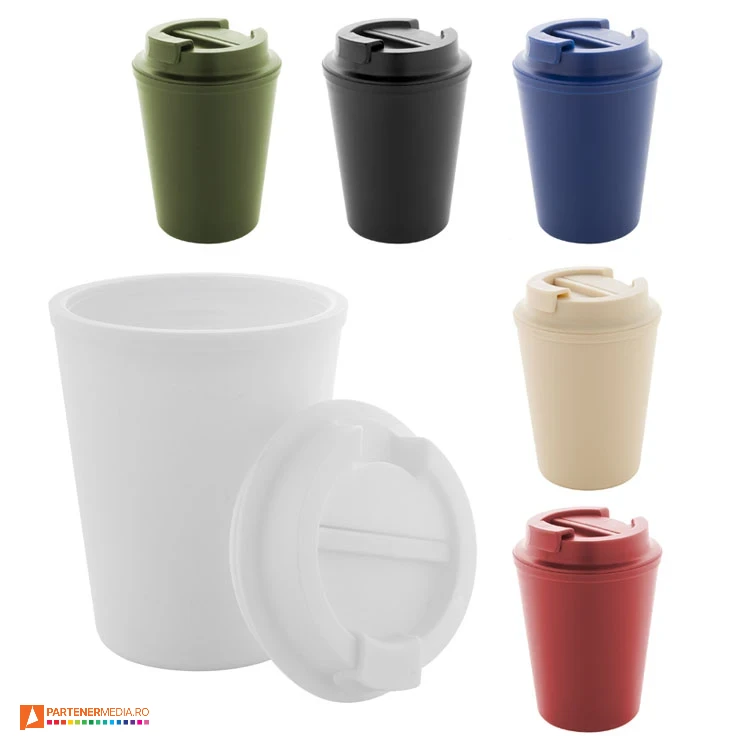 pahare conice termoizolante din plastic 300 ml ap800558