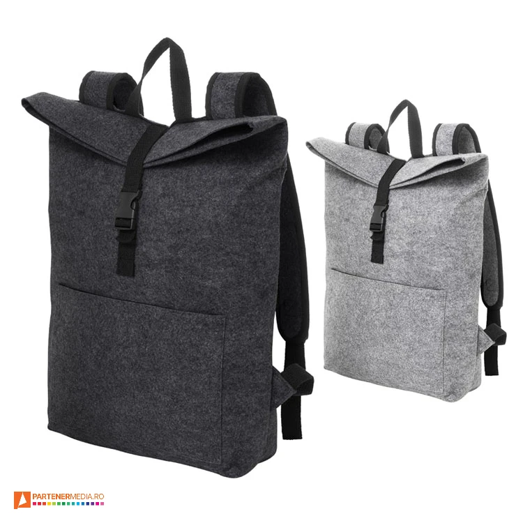 rucsacuri promotionale roll top din pasla reciclata ap800575 rucsacuri promotionale roll top din pasla reciclata ap800575 poza 1