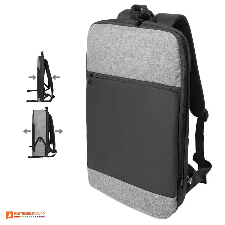 rucsacuri promotionale extensibile din poliester si imitatie de piele ap800585 poza 1