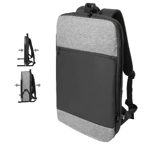 rucsacuri promotionale extensibile din poliester si imitatie de piele ap800585