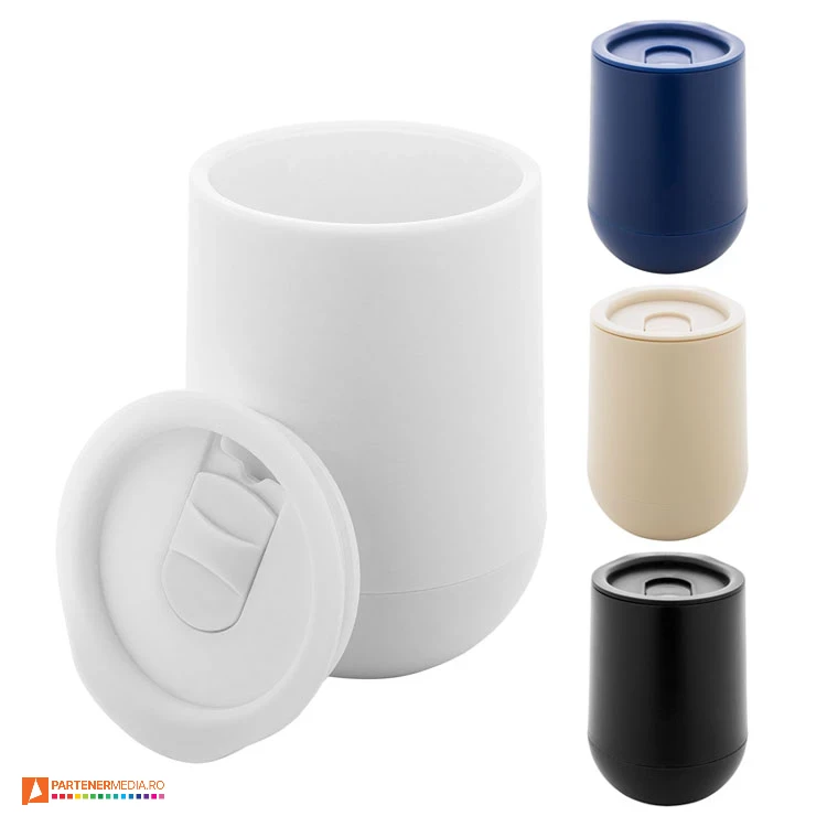 pahare promotionale de 300 ml cu capac ap800591 poza 1