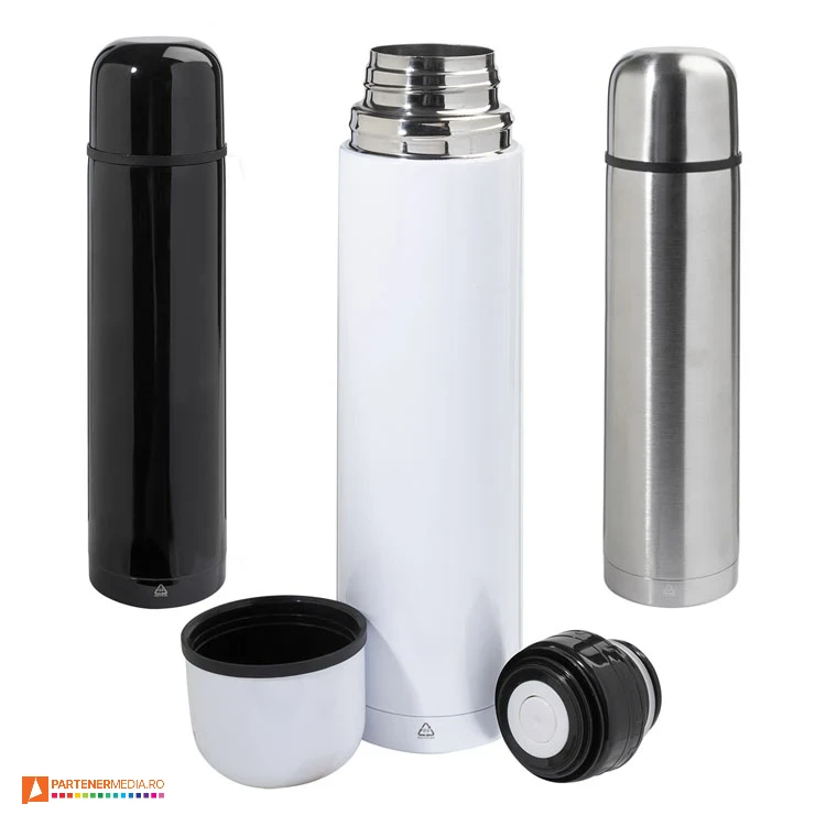 termosuri promotionale de 1 litru cu design clasic ap800616 poza 1