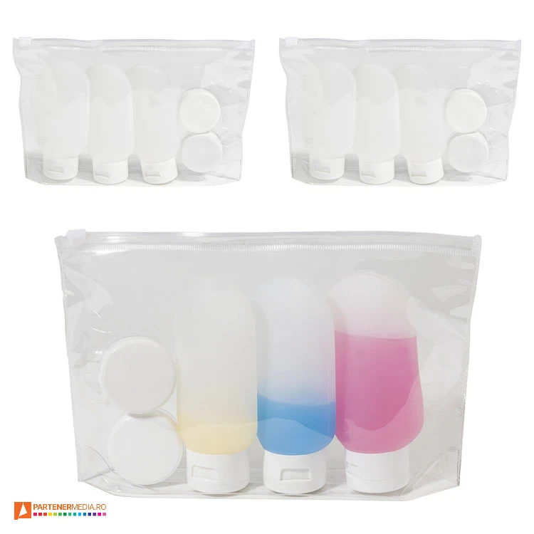 truse cosmetice pentrnu calatorie cu 5 recipiente ap800627 poza 1