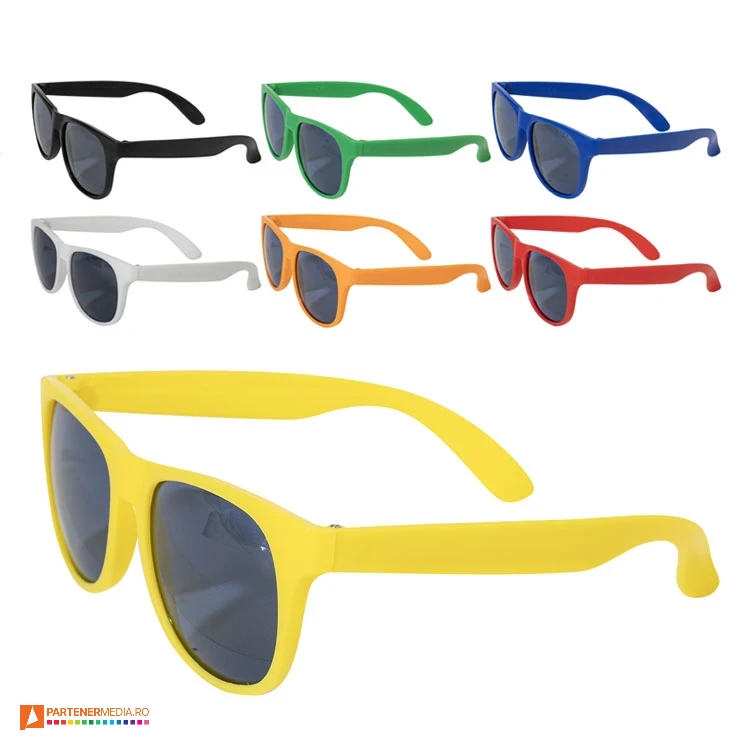 ochelari de soare cu rama colorata din plastic reciclat ap800669 poza 1