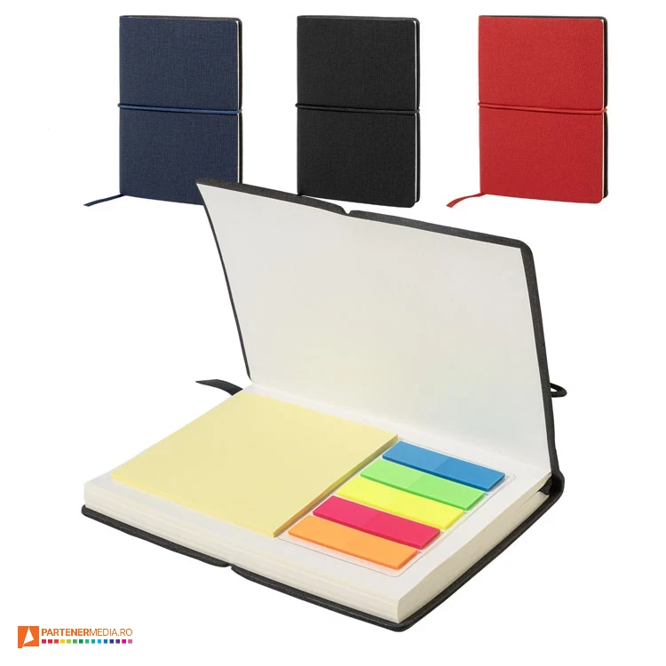 carnetele a6 ecologice cu etichete colorate incluse ap800704 poza 2