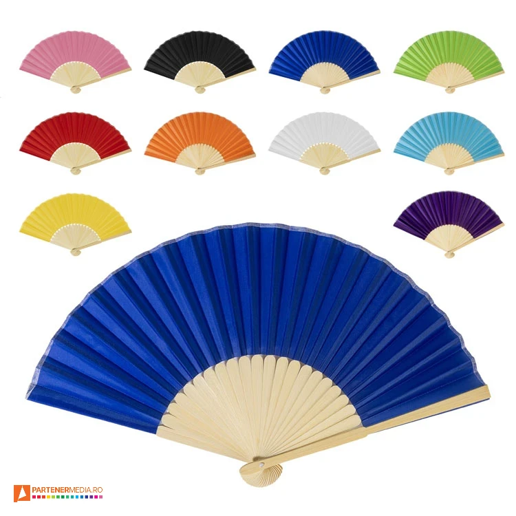 evantaie promotionale colorate din poliester cu maner din lemn ap800790 poza 1
