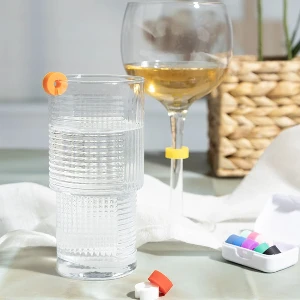 seturi markere colorate din plastic pentru pahare ap800803 poza 2