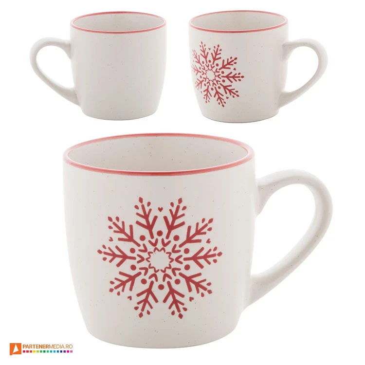 cani ceramice albe cu design de craciun ap803419 poza 1