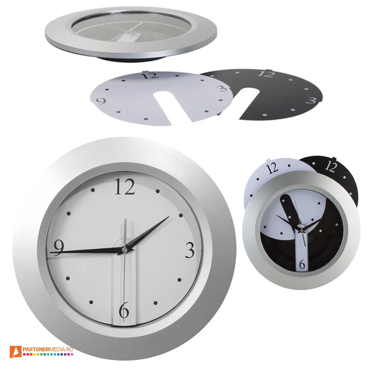 ceasuri analogice de perete din plastic ap806802 poza 1