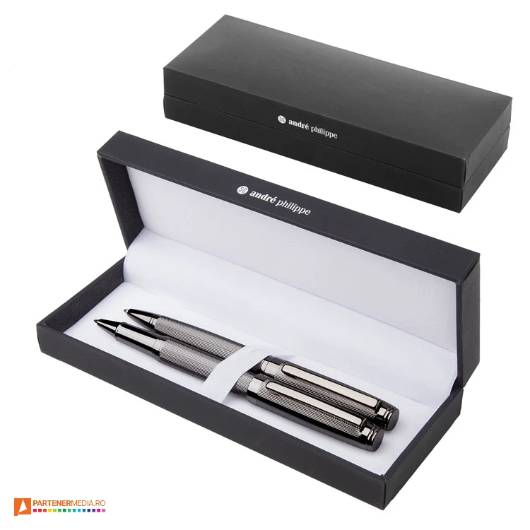 seturi de pixuri metalice elegante andre philippe ap806989 poza 1