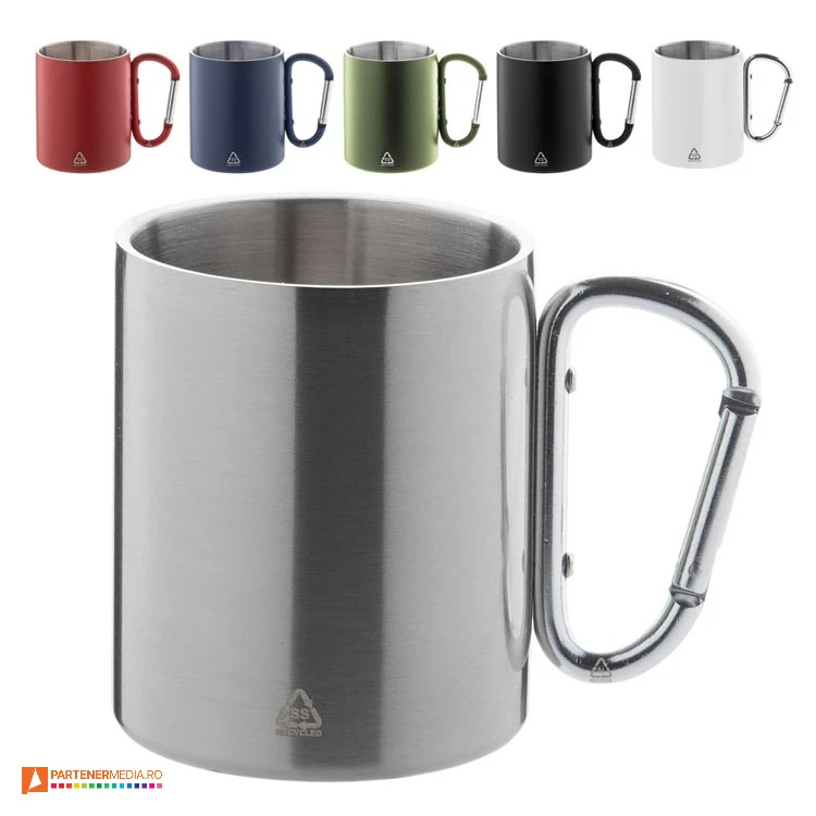 cani metalice promotionale de 300 ml cu maner carabina ap807905 poza 1